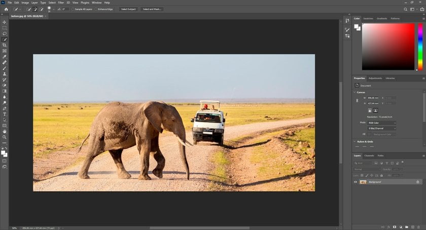 Cómo Eliminar Objetos en Photoshop: Guía Fácil Image2