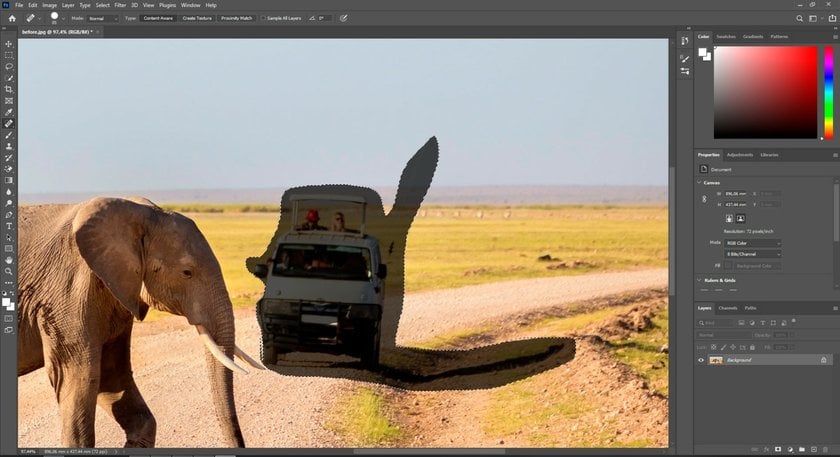 Cómo Eliminar Objetos en Photoshop: Guía Fácil Image4
