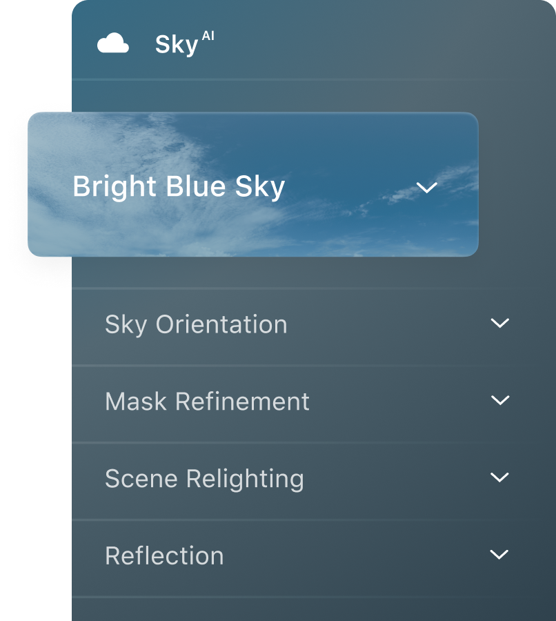 Retouch wedding photos with Sky AI